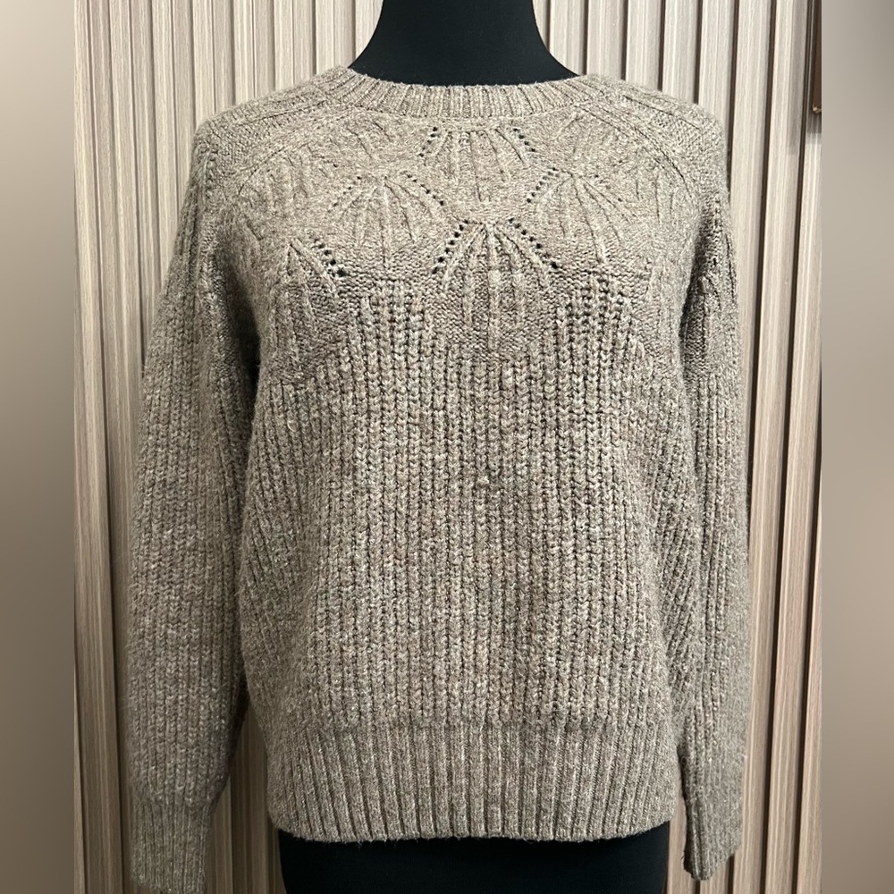Gypsy Cloud Knit Sweater Size S Brown